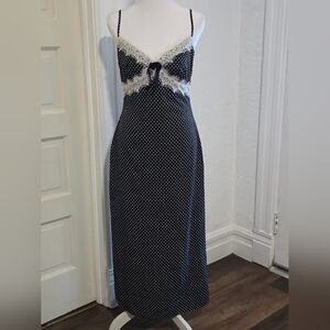 NEW Le Lis Black and White Polka Dot Dress